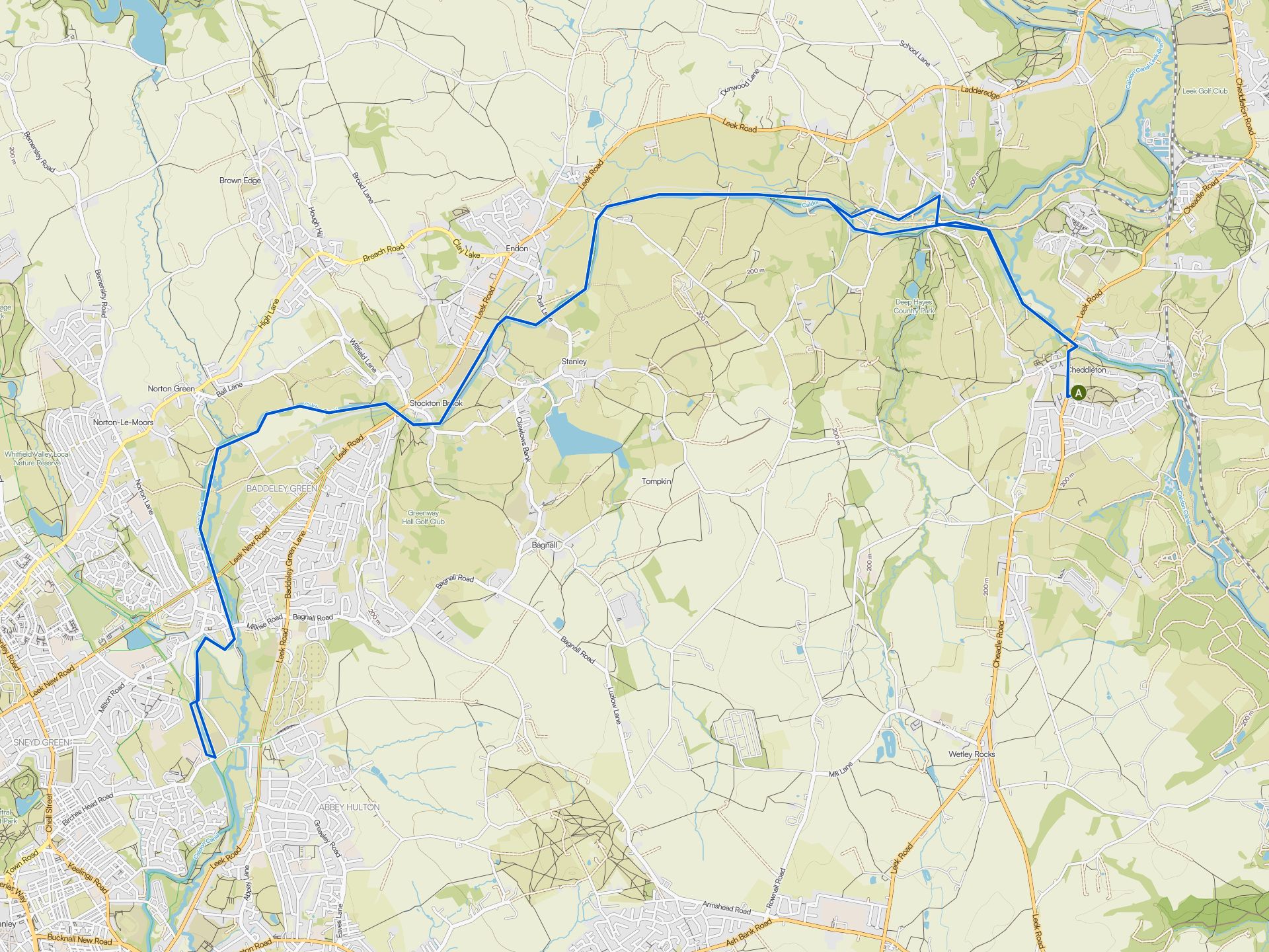 The best MTB trails around Cheddleton | Komoot